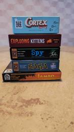 Pakket van 5 spellen o.a. Exploding Kittens, Een of twee spelers, Ophalen, Gebruikt, Diverse Uitgevers