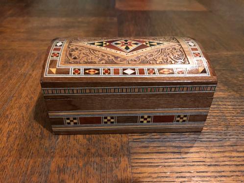 Partij 40 stuks - Handgemaakt Arabisch Mozaïk Kistje, Antiek en Kunst, Curiosa en Brocante, Ophalen of Verzenden