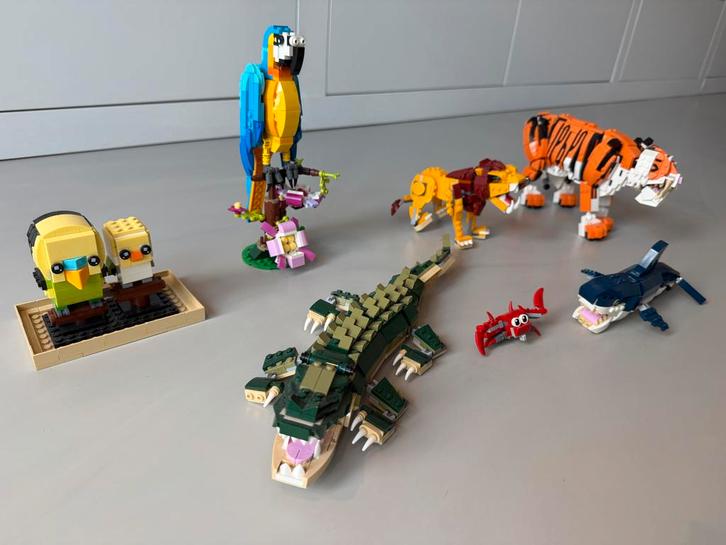 LEGO Creator 3-in-1 Dieren Collectie (krokodil is verkocht!), Kinderen en Baby's, Speelgoed | Duplo en Lego, Zo goed als nieuw