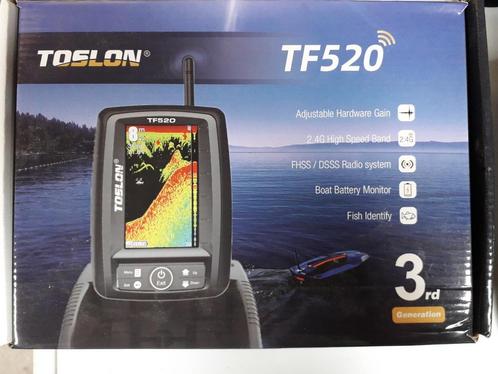 Voerboot kleuren dieptemeter Toslon TF520 ZGAN, Watersport en Boten, Hengelsport | Karpervissen, Zo goed als nieuw, Overige typen