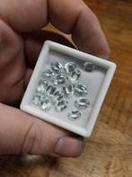 Lot ovale beryl/aquamarijn, Ophalen of Verzenden