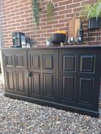 Mooi mat zwart dressoir koffiemeubel van 325,- nu 295,-, Ophalen, Zo goed als nieuw, 25 tot 50 cm