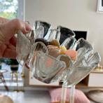 vintage Scandinavisch ijsglas SCHAAL glas Humppila Muurla, Antiek en Kunst, Antiek | Glas en Kristal, Ophalen of Verzenden