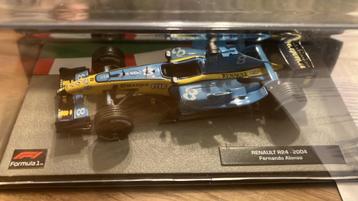 1595: Renault R24 - Fernando Alonso - 2004 - Atlas 1:43 beschikbaar voor biedingen