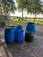 Diverse tonnen / vaten / voerton, Tuin en Terras, Regentonnen, Ophalen, Gebruikt, Kunststof