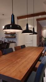 zwart emaille hanglamp eettafel, Huis en Inrichting, Minder dan 50 cm, Nieuw, Landelijk, Ophalen of Verzenden