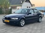 BMW 3-serie 318i, airco, navigatie, aluminium velgen, parkee, 65 €/maand, Achterwielaandrijving, Blauw, Leder en Stof