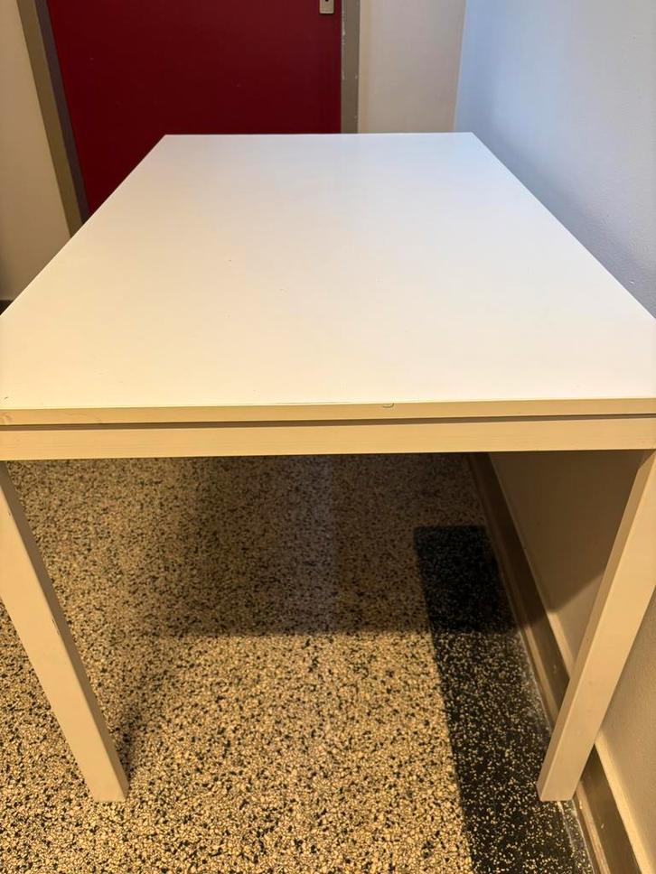 Drie stuks te koop!Ikea tafel.Prima staat.Wit!Melltorp., Huis en Inrichting, Tafels | Eettafels, Gebruikt, 50 tot 100 cm, Rechthoekig
