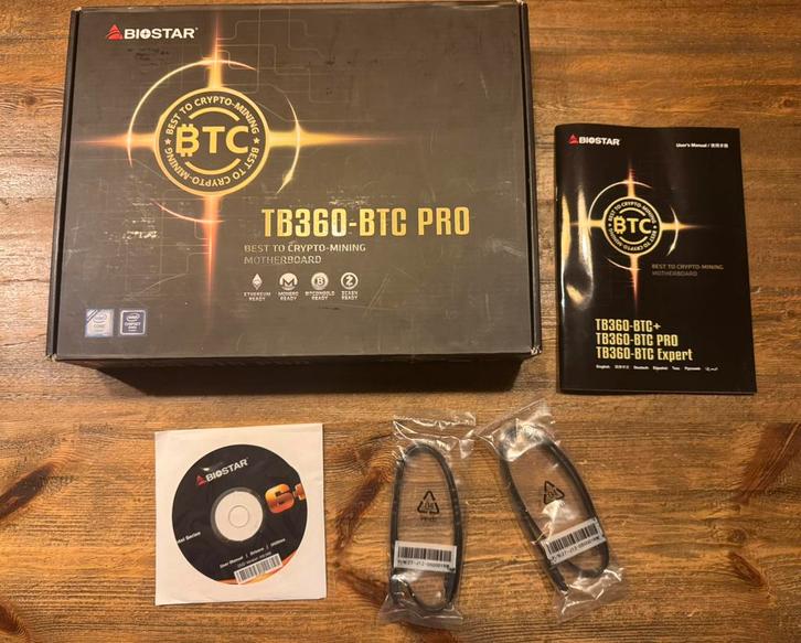 Biostar TB360-BTC Pro Mining Moederbord, Computers en Software, Moederborden, Nieuw, DDR4, Ophalen of Verzenden