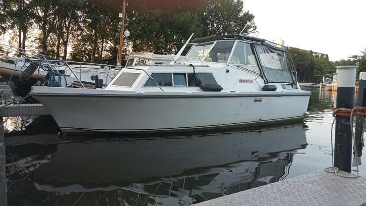 Uniek Engels plezierjacht met defect, JGM Madeira (2x 38pk), Watersport en Boten, Motorboten en Motorjachten, Gebruikt, Polyester