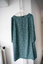 Turquoise jurk bloemenpatroon ChaCha Milano maat M/L, nieuw, Maat 38/40 (M), Zo goed als nieuw, Chacha Milano, Boven de knie