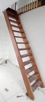Houten Trap - Zolder Trap, Doe-het-zelf en Verbouw, Ladders en Trappen, Ophalen of Verzenden, Gebruikt, Trap, 2 tot 4 meter