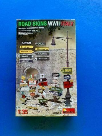 MiniArt	35611	Road Signs WWII Italy	1/35 beschikbaar voor biedingen