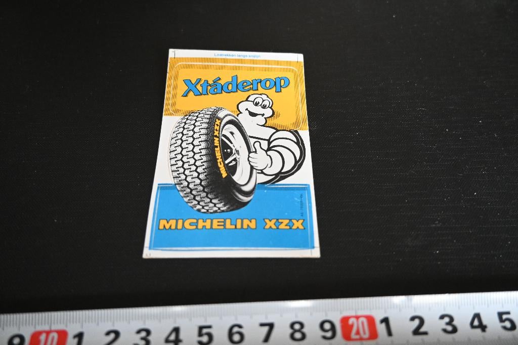 sticker michelin xzx  Xtáderop  *, Verzamelen, Stickers, Zo goed als nieuw, Ophalen