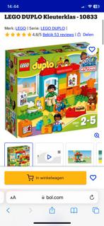 Duplo kleuterschool set 10833, Ophalen of Verzenden, Zo goed als nieuw, Complete set, Duplo