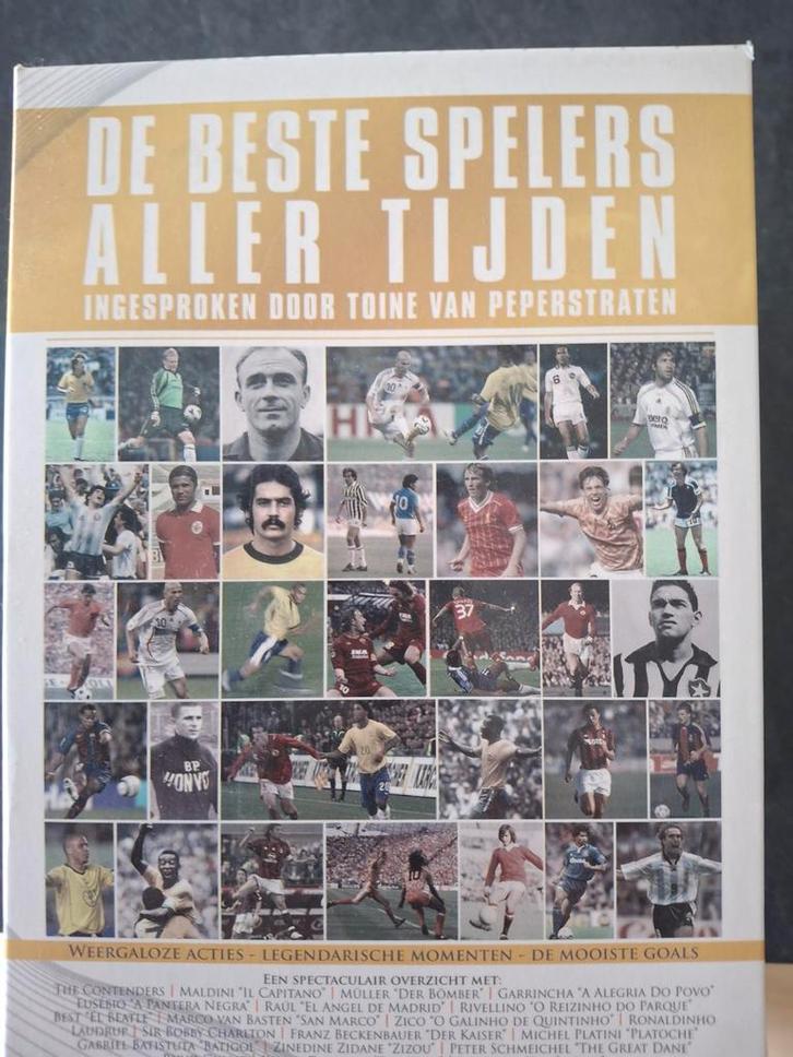 9 DVD's De Beste Spelers Aller Tijden, Cd's en Dvd's, Dvd's | Sport en Fitness, Ophalen of Verzenden