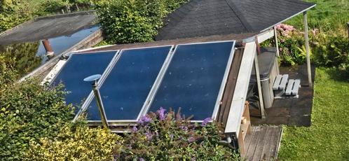 Complete set zonnecollectoren met boiler, Doe-het-zelf en Verbouw, Zonnepanelen en Toebehoren, Zo goed als nieuw, Paneel, Ophalen