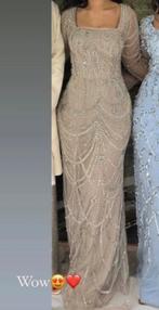 Avondjurk/feestjurk abiye, Kleding | Dames, Galajurk, Beige, Maat 42/44 (L), Ophalen of Verzenden
