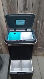 Prullenbak, 40 liter of meer, Ophalen, Zo goed als nieuw, Rvs