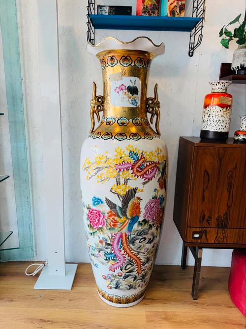 XXXL Mega grote chinese vloervaas 1.60m hoog, Huis en Inrichting, Woonaccessoires | Vazen, Ophalen