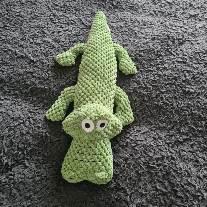 Groene krokodil knuffel van de Hema, Kinderen en Baby's, Speelgoed | Knuffels en Pluche, Verzenden