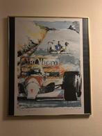 Ayrton Senna Litho ‘91 Frank Gude, Antiek en Kunst, Kunst | Litho's en Zeefdrukken, Ophalen