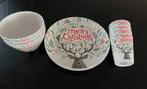 Kerstservies melamine kunststof herbruikbaar 12-delig, Ophalen of Verzenden, Nieuw