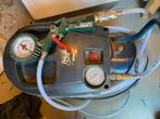 Olievrije compressor - Compact, Gebruikt, Ophalen of Verzenden, Minder dan 200 liter/min, Olievrij