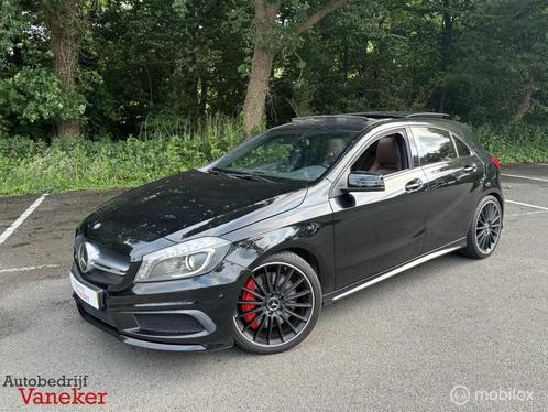 Mercedes A45 AMG|Pano|Leer|Night|AMG Performance|Onderhoud|, Auto's, Mercedes-Benz, Bedrijf, Te koop, A-Klasse, 4x4, ABS, Achteruitrijcamera