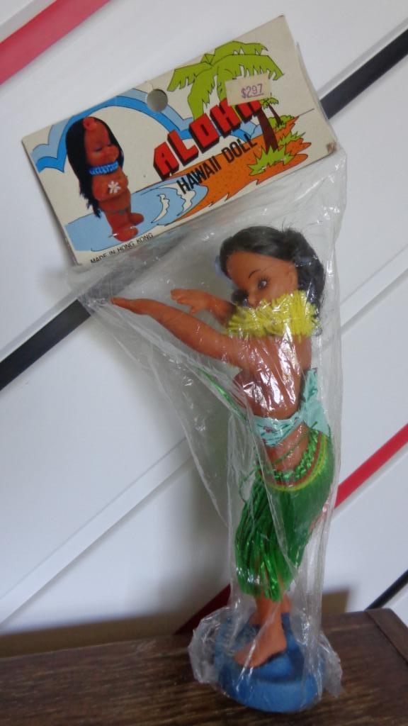 Vintage Aloha Hawaii Hula Danseres pop jaren '60, Antiek en Kunst, Antiek | Speelgoed, Ophalen
