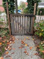 Tuinpoort Grenen 100x100cm - Geïmpregneerd, Ophalen, Gebruikt, 100 tot 150 cm, 100 tot 150 cm