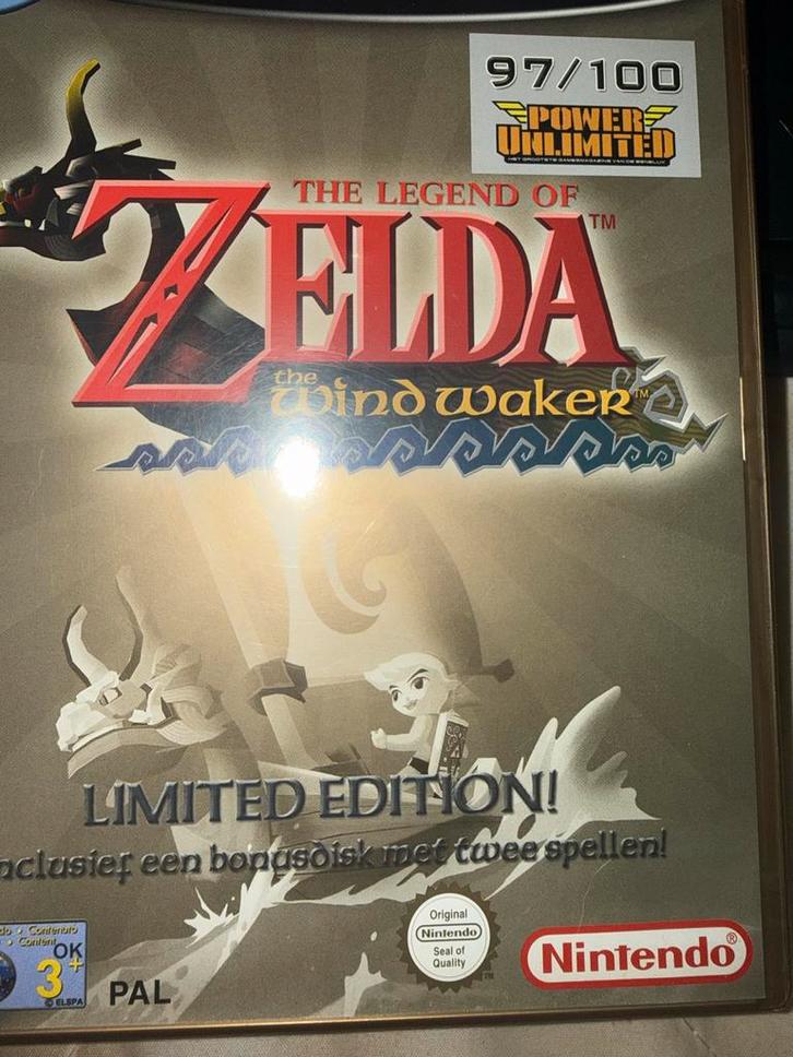 Zelda Wind Waker Limited Edition Gamecube, Spelcomputers en Games, Games | Nintendo GameCube, Gebruikt, Avontuur en Actie, 1 speler