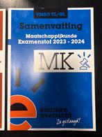 Samenvatting Maatschappijkunde Examenstof 2023-2024, Ophalen of Verzenden, Zo goed als nieuw