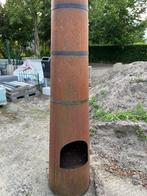 Cortenstaal buitenkachel, Ophalen, Gebruikt