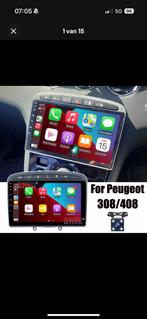 Carplay android scherm voor peugot 308 408 rcz, Auto diversen, Autoradio's, Ophalen of Verzenden, Nieuw