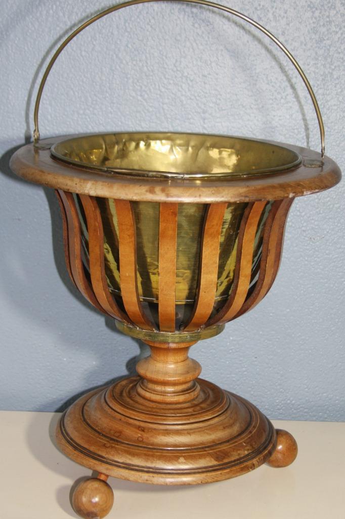 Biedermeier theestoof (mahonie) / bijzondere plantenhouder, Antiek en Kunst, Antiek | Woonaccessoires, Ophalen