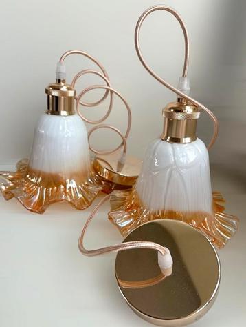 Art deco/art noveau hanglampen beschikbaar voor biedingen