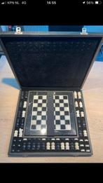 Marmer Schaakbord of dambord, Een of twee spelers, Ophalen of Verzenden, Gebruikt