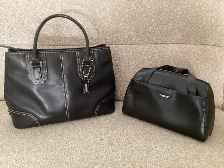 Zware handtassen: 1 x ESPRIT en 1 x CLAUDIO FERRICI, Sieraden, Tassen en Uiterlijk, Tassen | Reistassen en Weekendtassen, Zo goed als nieuw