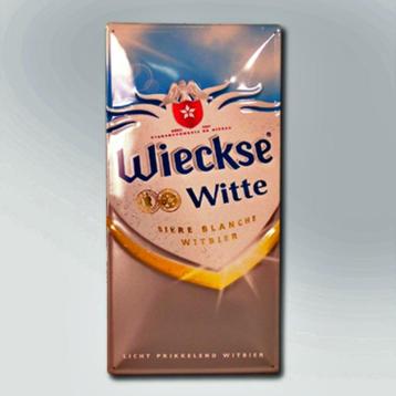 Wieckse Witte reclame bord beschikbaar voor biedingen