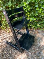 Stokke Tripp Trapp stoel glans zwart, Ophalen, Gebruikt, Meegroeistoel