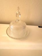 Vintage Kristallen Stolp met Bord, Ophalen of Verzenden, Zo goed als nieuw