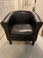 2 zwarte stoelen, Huis en Inrichting, Stoelen, Ophalen, Gebruikt, Zwart, Twee