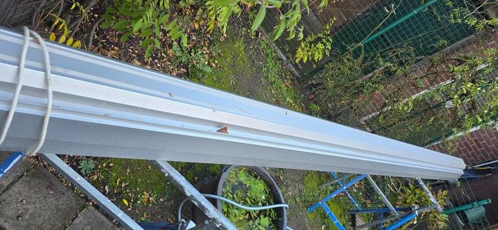Elektrische zonnewering, Tuin en Terras, Zonneschermen, Gebruikt, Knikarmscherm, 150 tot 300 cm, 250 cm tot 450 cm, Ophalen