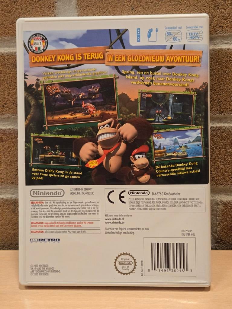 Donkey Kong Country Returns - Nintendo Wii, Nintendo, Support.nintendo.nl, 2 spelers, Ophalen of Verzenden