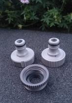 2 Gardena Kraan koppelingen 33.3 mm (G 1”) +verloop 26.5 mm, Ophalen of Verzenden, Nieuw, Tuinslangkoppeling