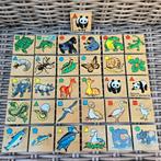 Cadeautip!🎁 Houten dieren memory spel - WNF / memospel, Ophalen of Verzenden, Zo goed als nieuw