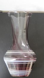 Vintage vaas, Overige kleuren, Ophalen of Verzenden, Minder dan 50 cm, Glas