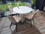 Eetkamerstoel feelings wonen ribstof 6x, Huis en Inrichting, Stoelen, Ophalen, Ribstof, Zo goed als nieuw, Stof