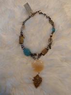 Unieke ketting Handgemaakt, Sieraden, Tassen en Uiterlijk, Kettingen, Overige kleuren, Nieuw, Ophalen of Verzenden, Steen of Mineraal